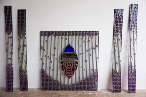 Armand-Blondeel-glas-in-lood-stained-glass-1985-world-Fair-Brussel-exhibition-modern-arts-crafts-Belgium